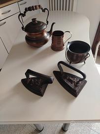 oggetti contenitori in peltro 