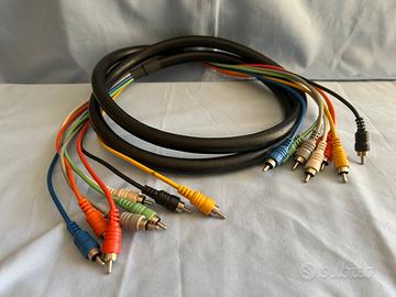 Cavo 8 canali RCA