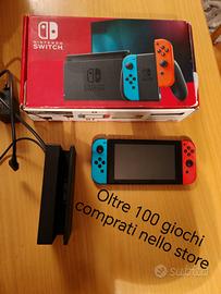 Nintendo switch con giochi all'interno