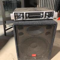 Cassa LEM e amplificatore PEAVEY TOUR 450