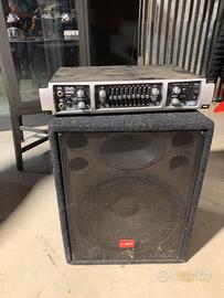 Cassa LEM e amplificatore PEAVEY TOUR 450
