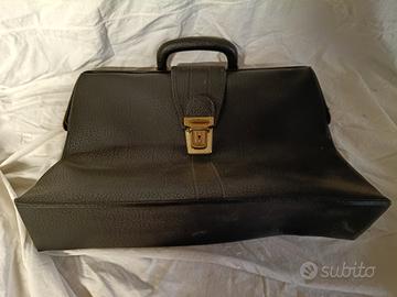 Borsa in pelle da medico vintage 