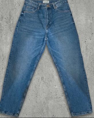 JEANS Mom Bershka 40 Vintage Minimal High Waist