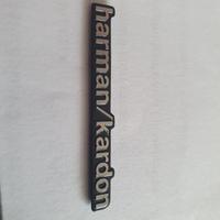 audio logo harman-kardon  alluminio adesivo