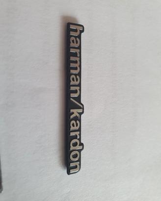 audio logo harman-kardon  alluminio adesivo