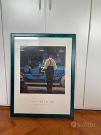 Stampa artistica Jack Vettriano quadro blu vintage