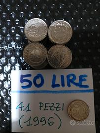monete da 50 lire (41 pezzi)