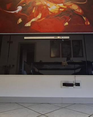 Mobile sospeso CAPPELLINI laccato lucido antracite
