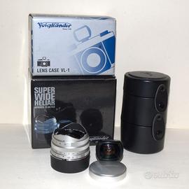 Voigtländer 15mm f/4.5 + Mirino + Astuccio Scatole
