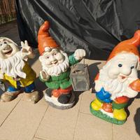 Tris Nani da giardino Vintage