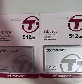2x SSD Transcend SSD230S 512GB SATA 2.5 – Nuovi