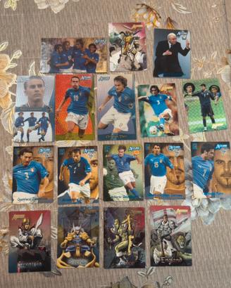 Lotto di carte vintage da collezione Panini