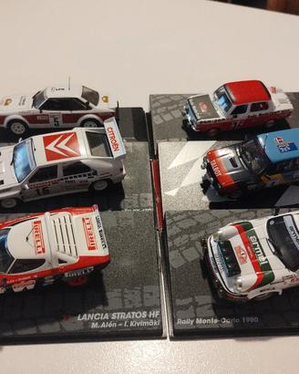 Rally WRC 1/43 Porsche Lancia Toyota 
