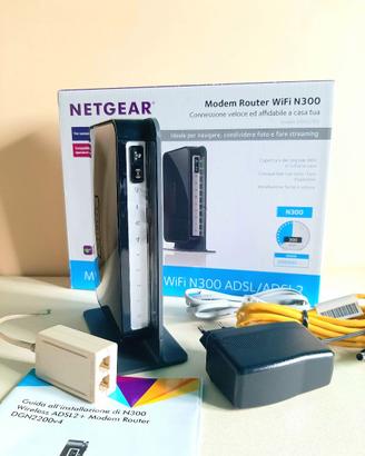 Modem router WiFi Netgear N300 wireless
