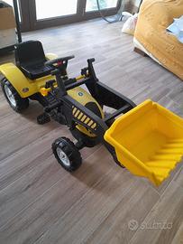 bicicletta a trattore con scavatore 