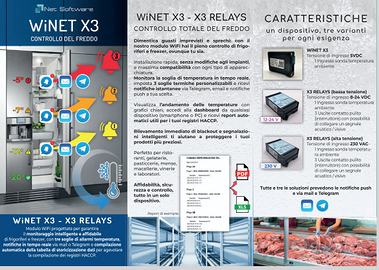 Controllo temperature HACCP automatico Frigoriferi