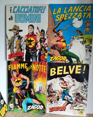 Lotto di 45 Zagor scritta rossa