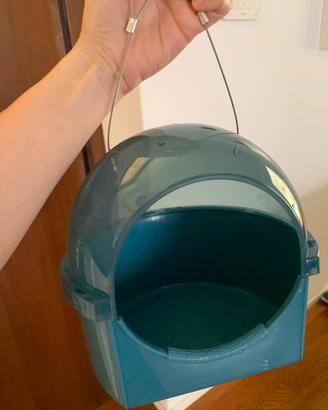 Vasca per bagnetto per pappagalli/uccelli