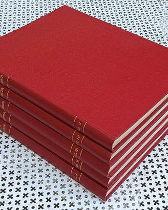 La Bibbia - Opera vintage rilegata in 5 volumi