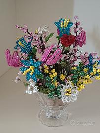 mazzetto di fiori di perline