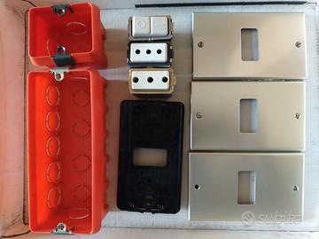 BTicino Magic (frutti, placche, supporti) 7 pezzi