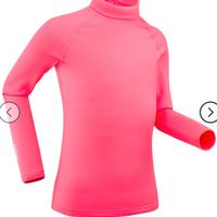 maglia termica sci montagna bambina