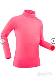 maglia termica sci montagna bambina