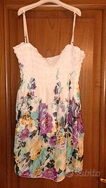 Vestito vestitino estivo floreale donna regolabile
