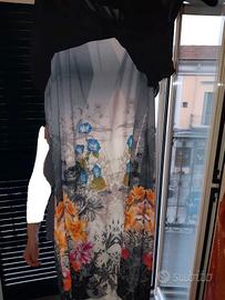 Vestito Sisley con velo e coprispalla