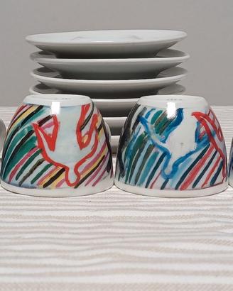 Tazzine "Il ballo del caffè" - 1997 - Illy Coll