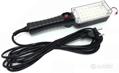 LAMPADA DA LAVORO TORCIA 34 LED SMD LUCE BIANCA