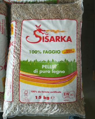 Pellet di faggio della sisarka kw 5,4