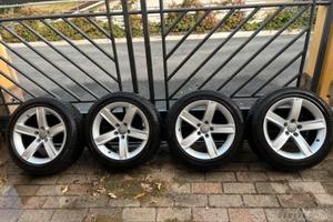 Cerchi audi 17 gomme termiche 225 55 17