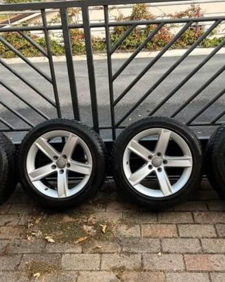 Cerchi audi 17 gomme termiche 225 55 17