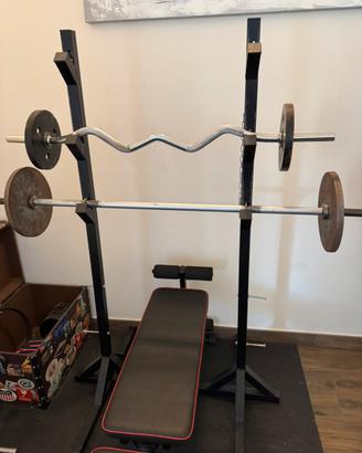 Rack+ Panca+ Ez + kit elastici( Singoli o Insieme)