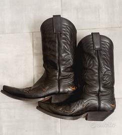 stivali Sendra con inserti in pitone