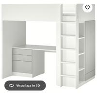 letto soppalco Ikea SMASTAD 