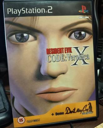 RESIDENT EVIL CODE VERONICA X + demo DEVIL MAY CRY
