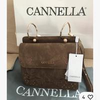 Borsa Cannella,marrone,moro,cuoio,tracolla,spalla,
