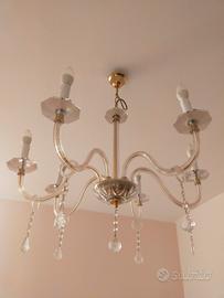 lampadario cristallo 