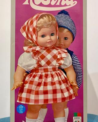 Bambola ROSINA Sebino, 50cm, Nuova Vintage.