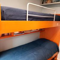 Letto a castello con 2 materassi