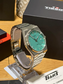 Tissot PRX Quartz verde menta