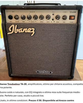 Amplificatore Ibanez