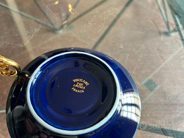 Tazze piattini zuccheriera in porcellana Limoges