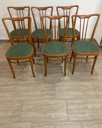 Sedie sei modernariato