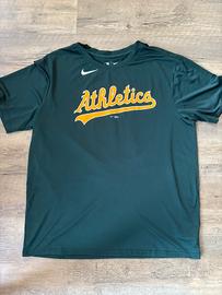 T-shirt Nike MLB Oakland Athletics Verde Scuro XL