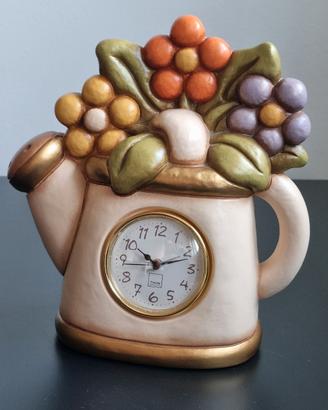 Thun Orologio da tavolo con annaffiatoio e fiori