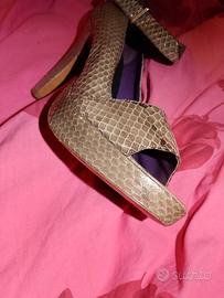  sandali pitone tacco alto Liu 