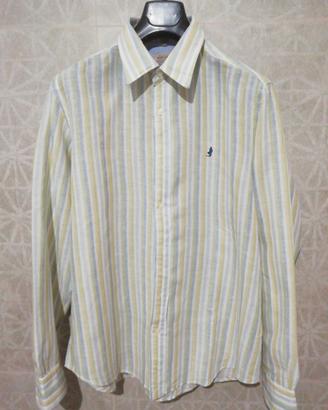 Camicia Marlboro Clas. misto lino/cotone Taglia L